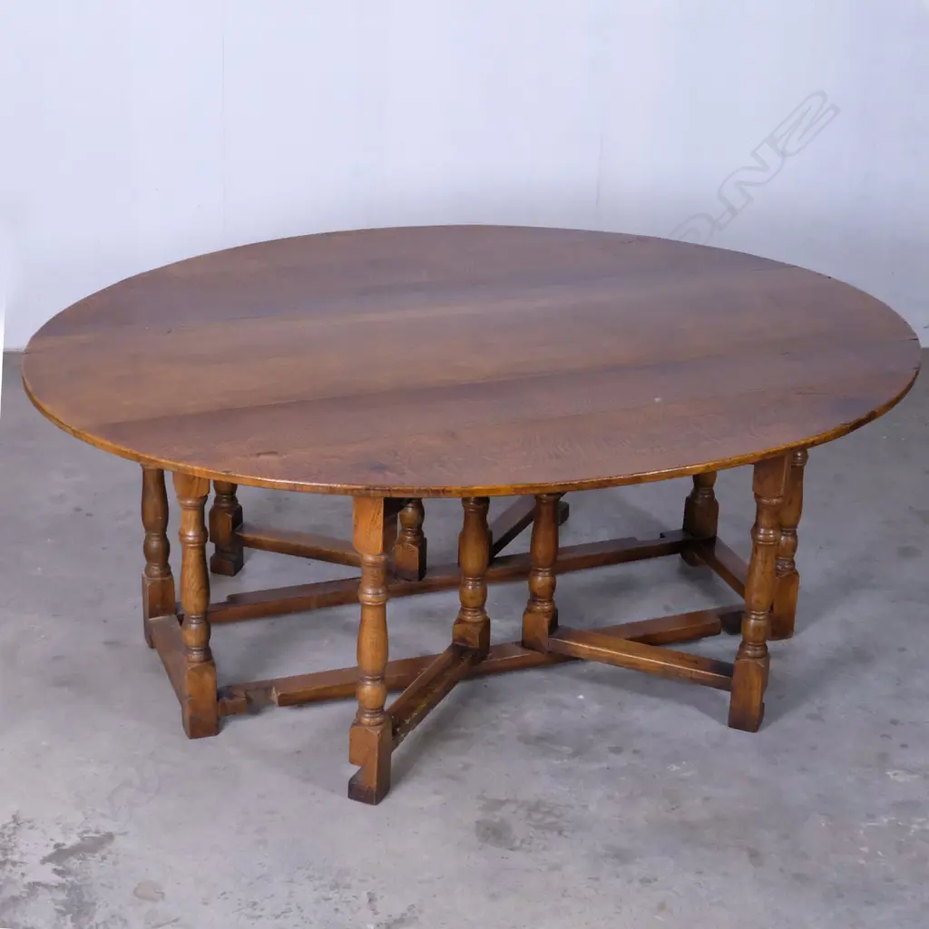 An early 20thC oak 'Irish wake' table Image 1++