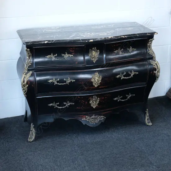 A French style bombe commode