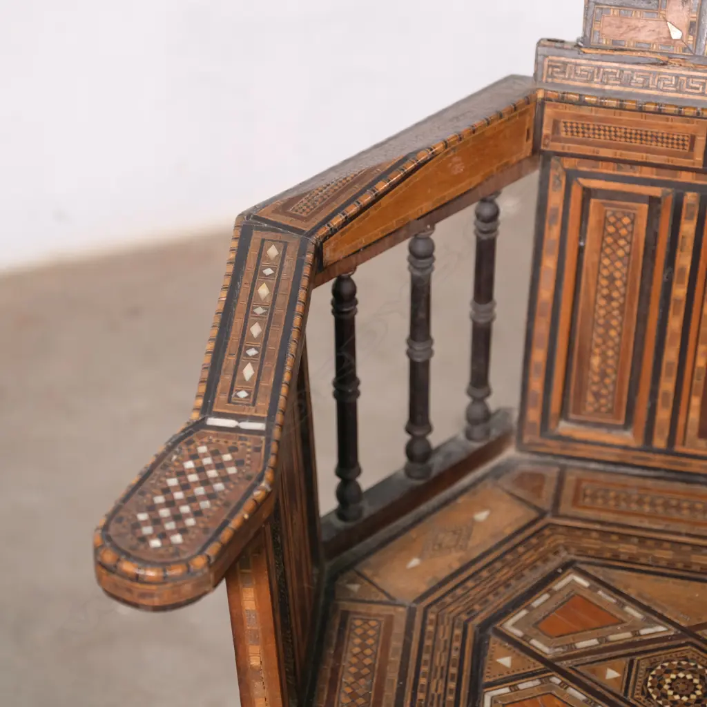 A vintage Syrian chair Image 1++