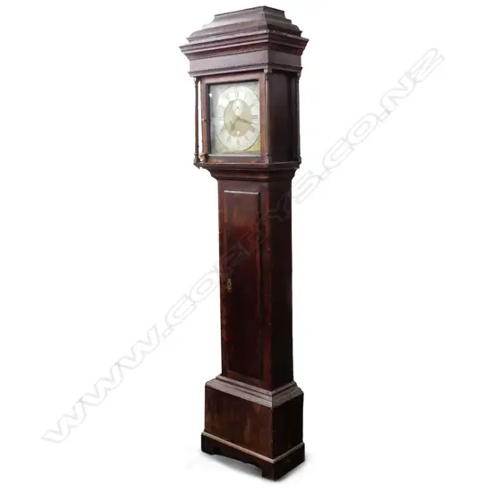 A George III oak longcase clock