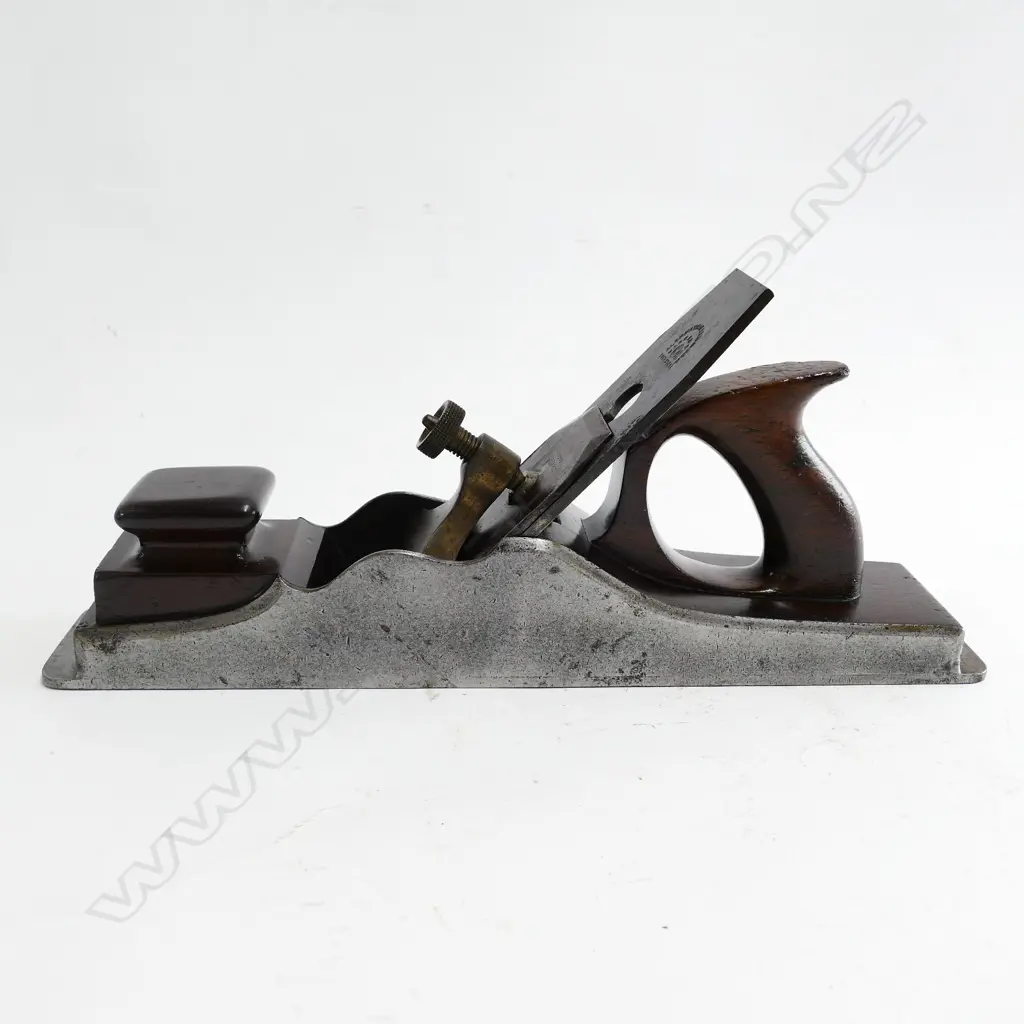 19thC 15½" Mathieson steel and rosewood panel plane Image 1++