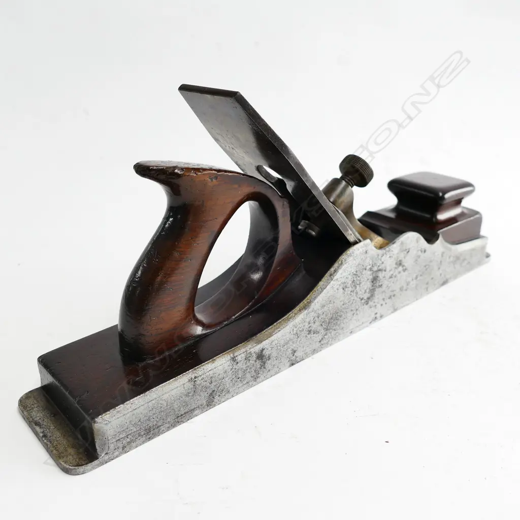 19thC 15½" Mathieson steel and rosewood panel plane Image 1++