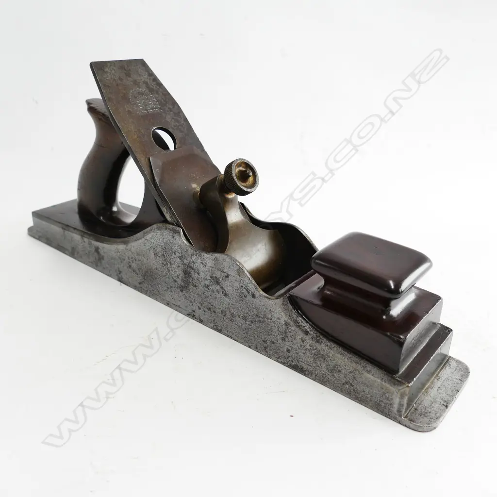 19thC 15½" Mathieson steel and rosewood panel plane Image 1++