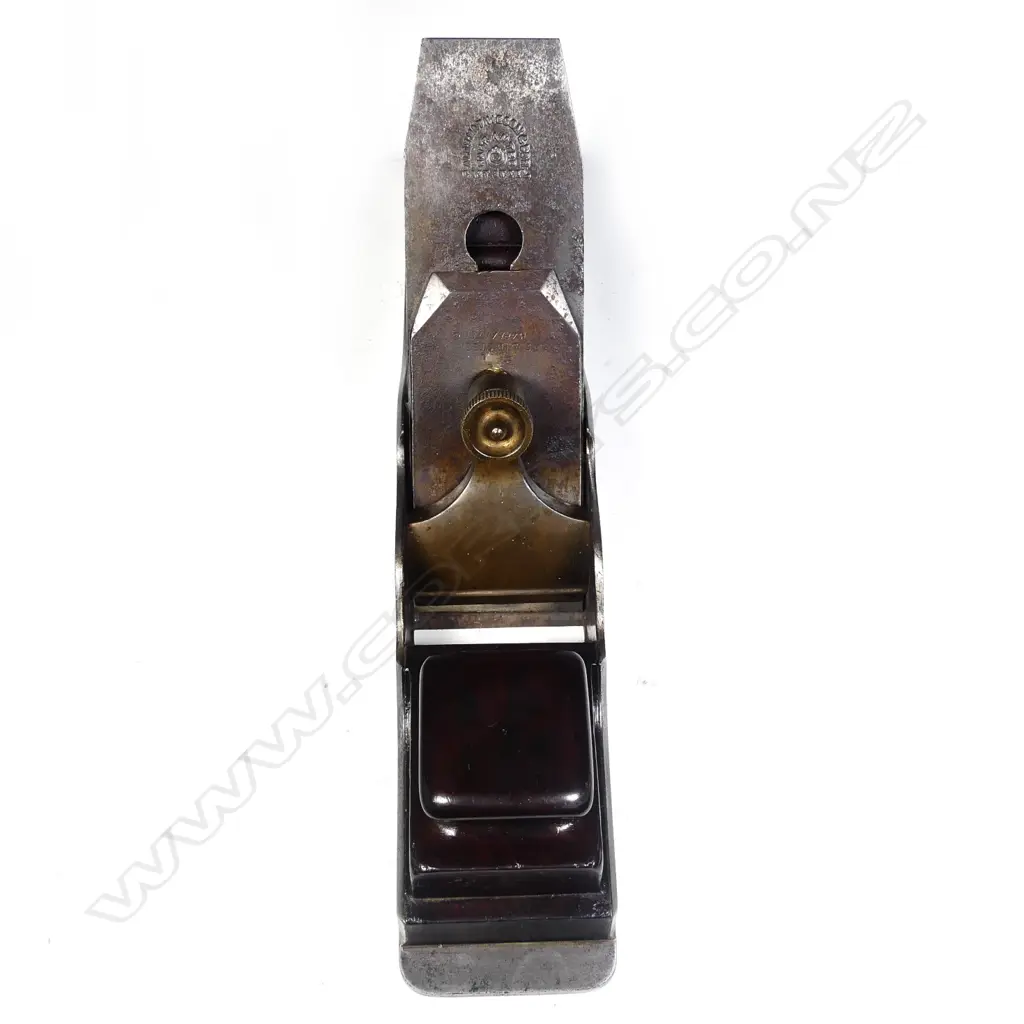 19thC 15½" Mathieson steel and rosewood panel plane Image 1++