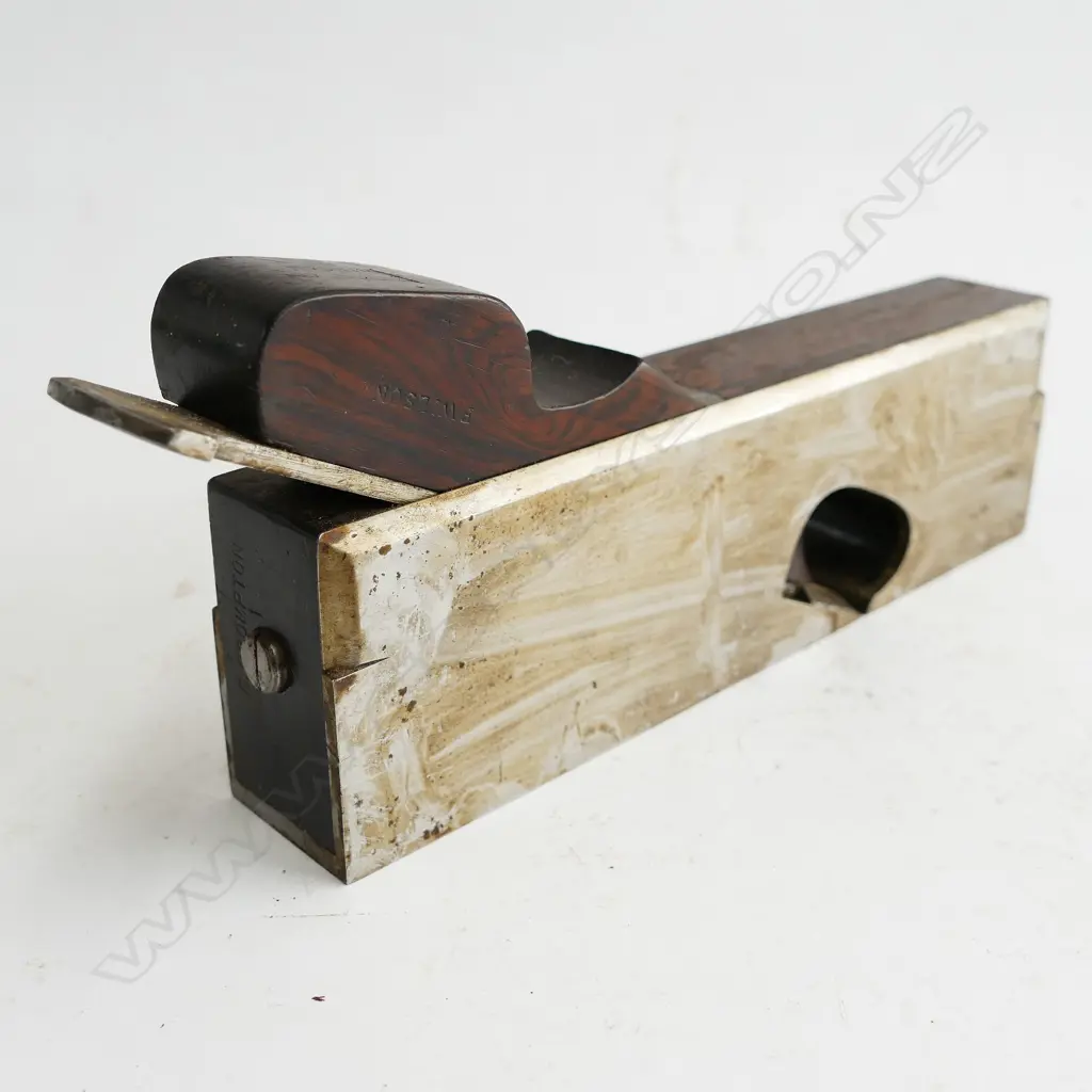 A Mathieson rosewood infill steel rebate plane Image 1++