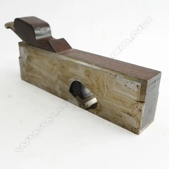 A Mathieson rosewood infill steel rebate plane