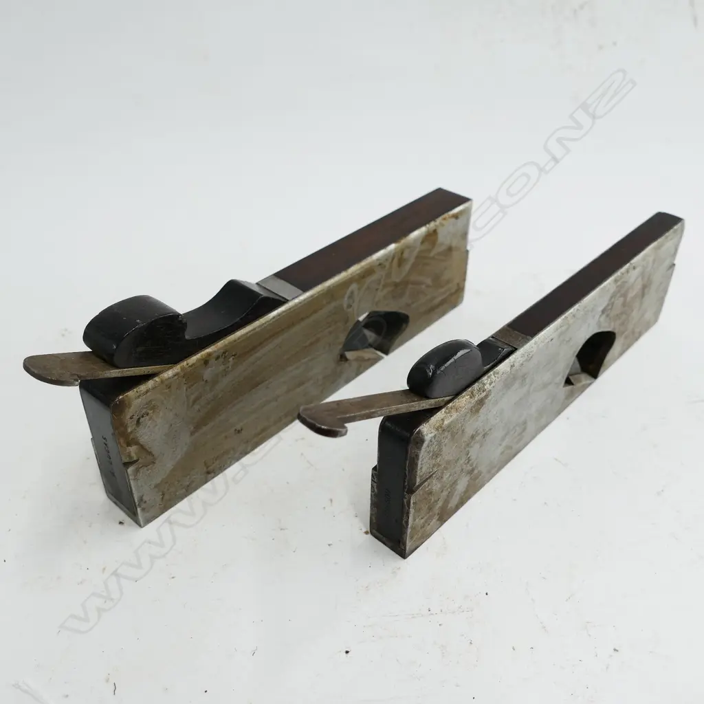 Two Spiers rosewood infill rebate planes Image 1++