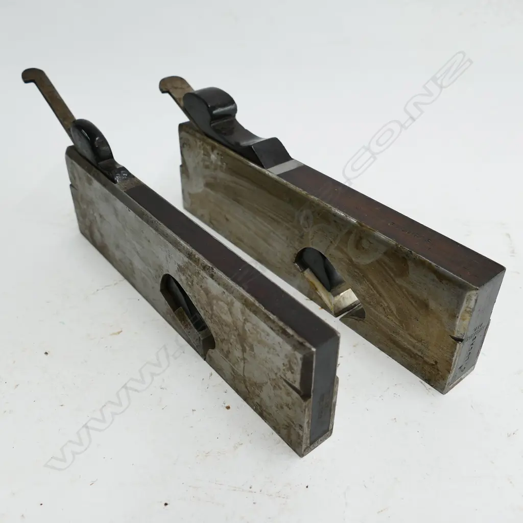 Two Spiers rosewood infill rebate planes Image 1++