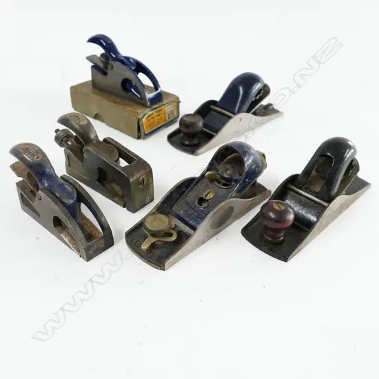 3 20thC BULLNOSE PLANES & 3 SMALL PLANES