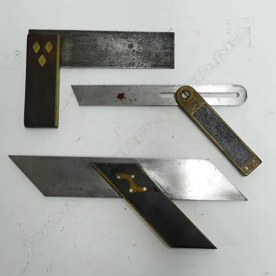 A rosewood mitre square