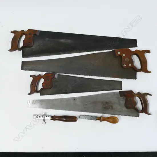 Four various panels saws