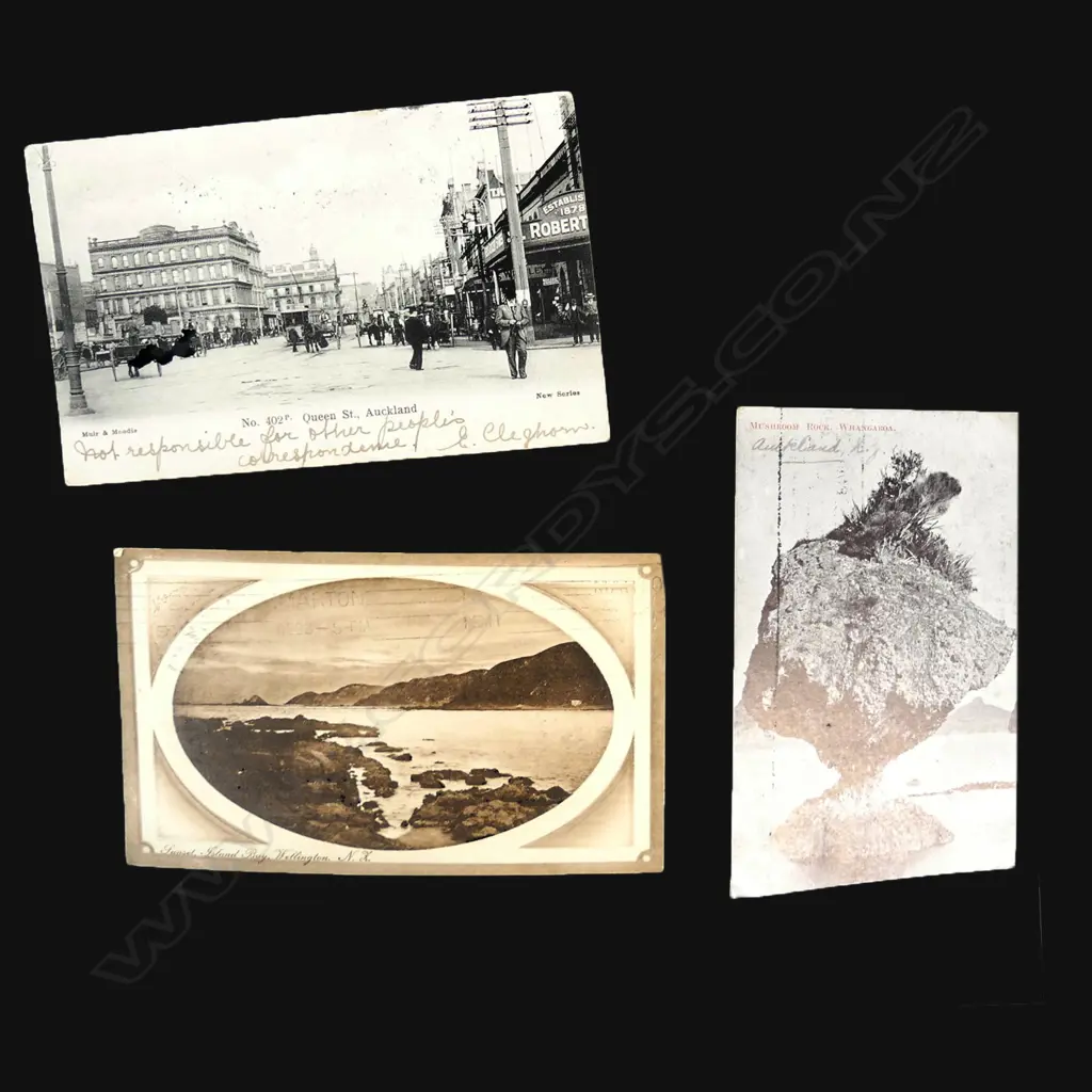 A large collection of mainly N.Z. postcards in album Image 1++