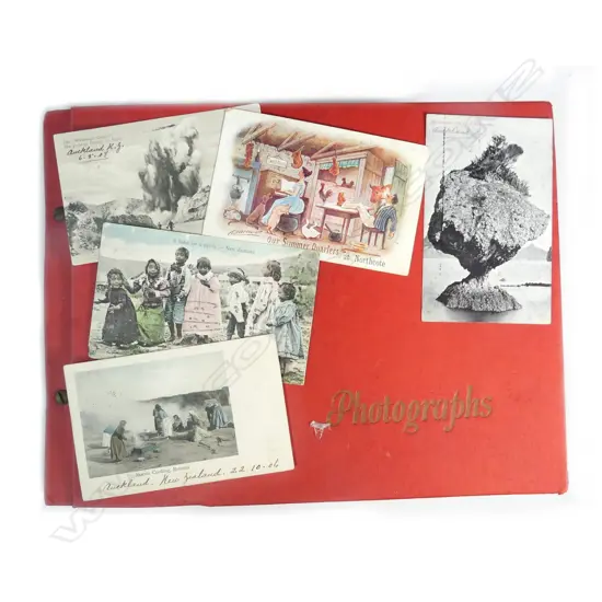 A large collection of mainly N.Z. postcards in album