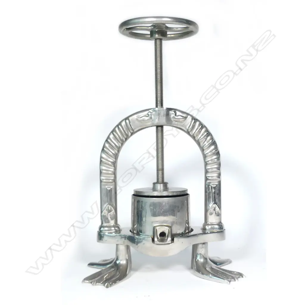 A French plated brass presse à canard Image 1++