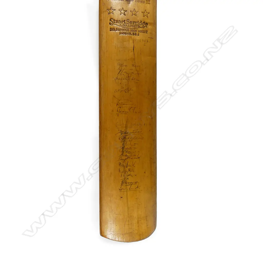 A c.1970s 'Cricket World' signed cricket bat Image 1++