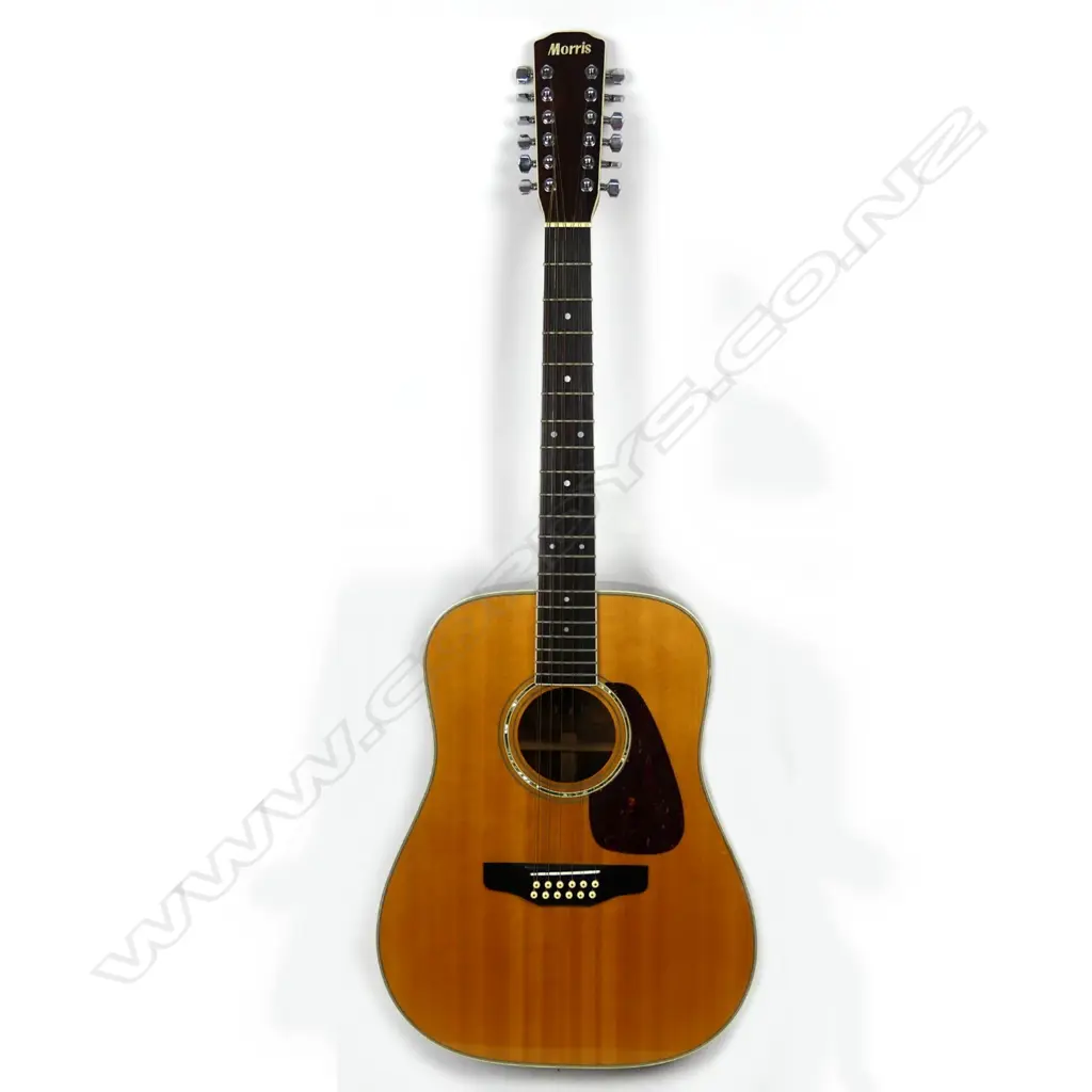 A Morris twelve string acoustic guitar Image 1++