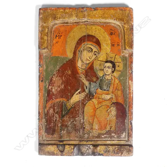 A naive Hodegetria icon