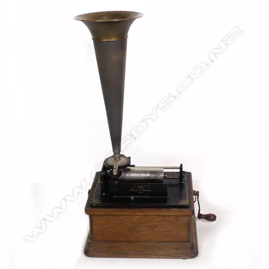 An Edison cylinder ‘Gem’ phonograph
