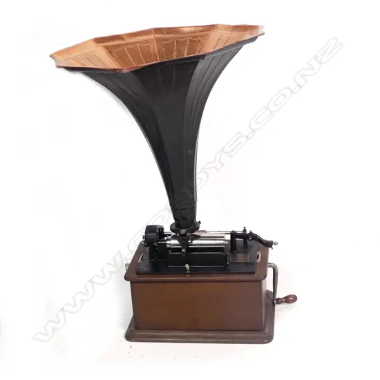 An Edison cylinder 'Standard' phonograph