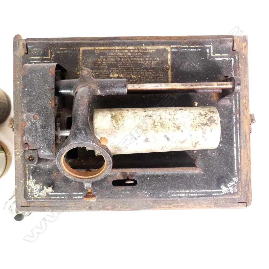 An Edison cylinder 'Fireside’ phonograph' Image 1++