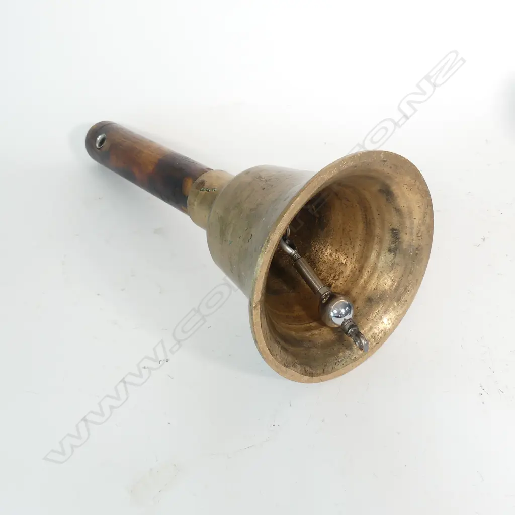 A very large bronze hand bell Image 1++
