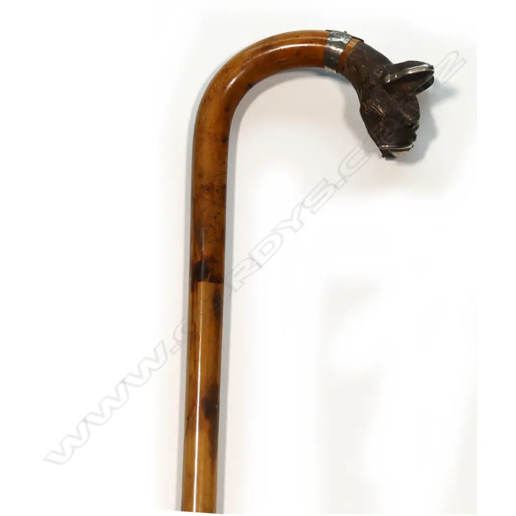 A 19thC walking stick Image 1++