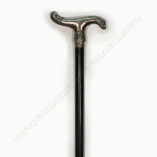 A 19thC Malacca walking cane