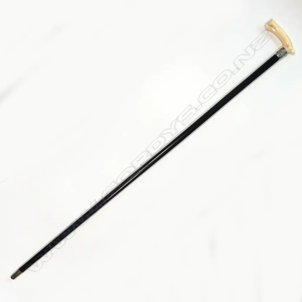 A 19thC Malacca walking cane Image 1++