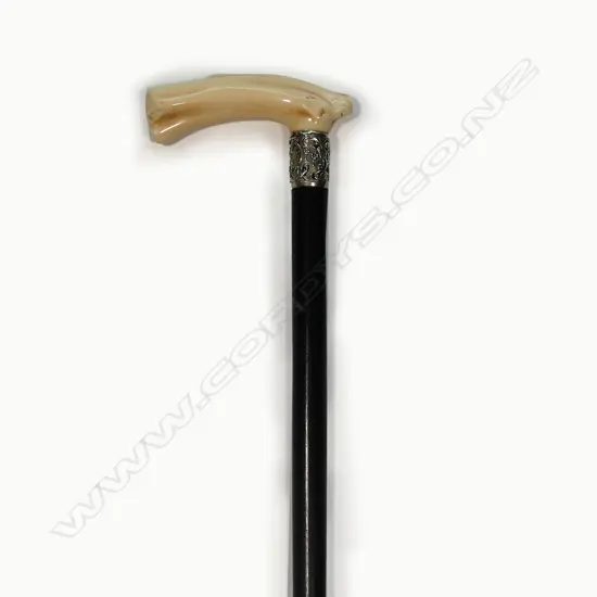 A 19thC Malacca walking cane