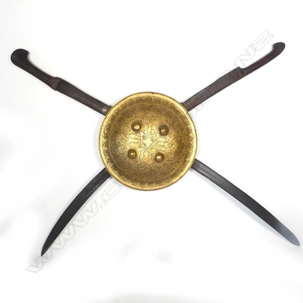 A trophy mount pair of Khyber sabres Image 1++