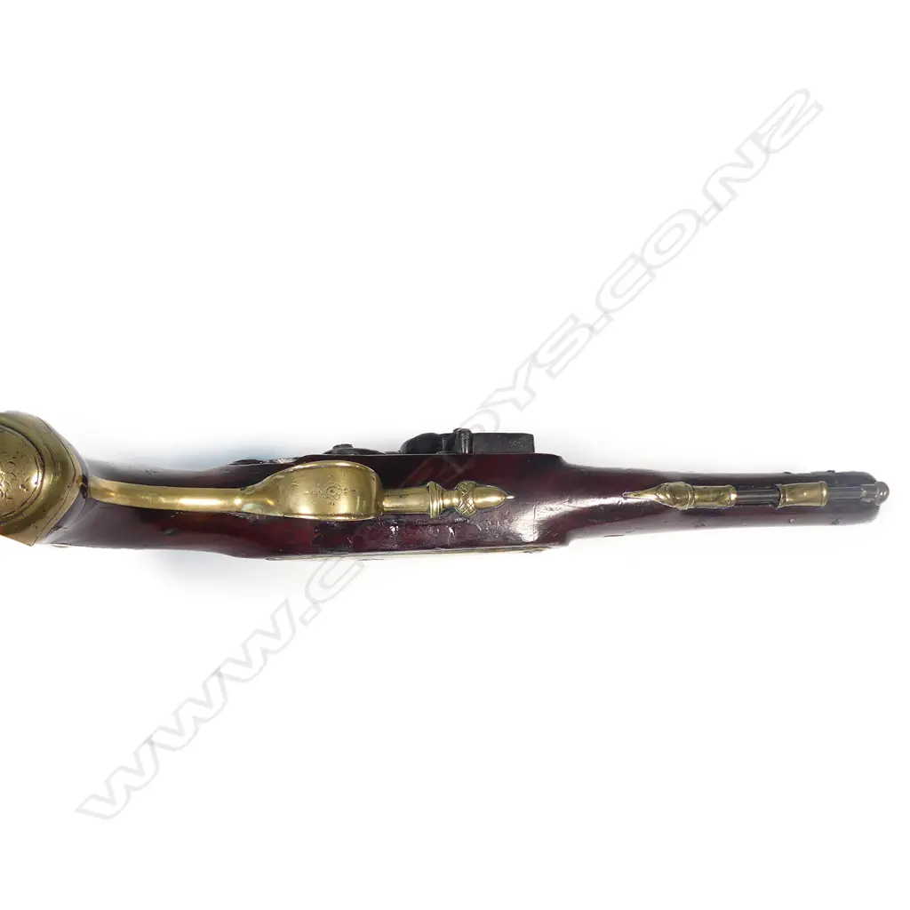 An 18thC flintlock pistol Image 1++