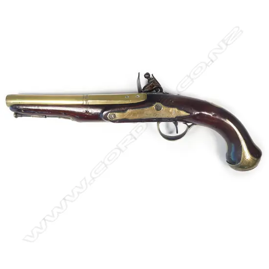 An 18thC flintlock pistol
