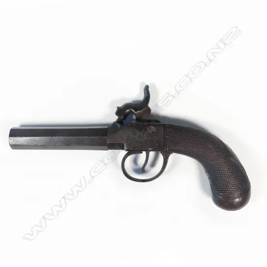 An early 1800s percussion pocket pistol