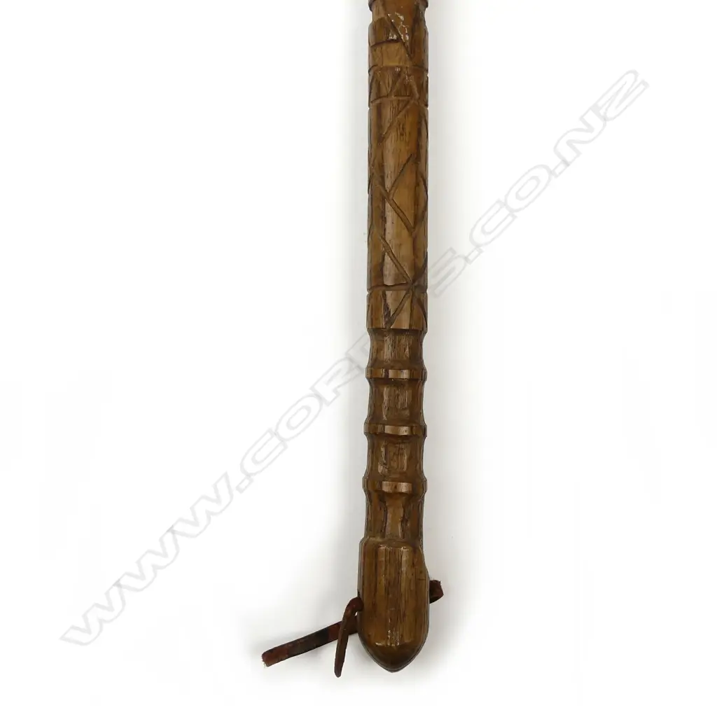 A teak truncheon from the 1913 Great Strike Image 1++