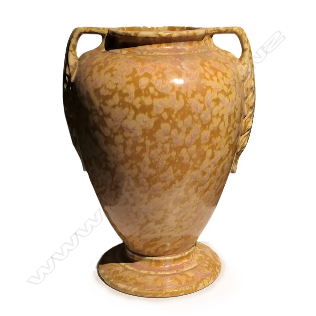 Temuka Pottery (Thomas Lovatt) tall urn form vase, Image 1++