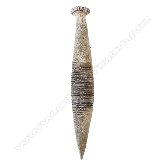 A Len Castle large hanging bottle form