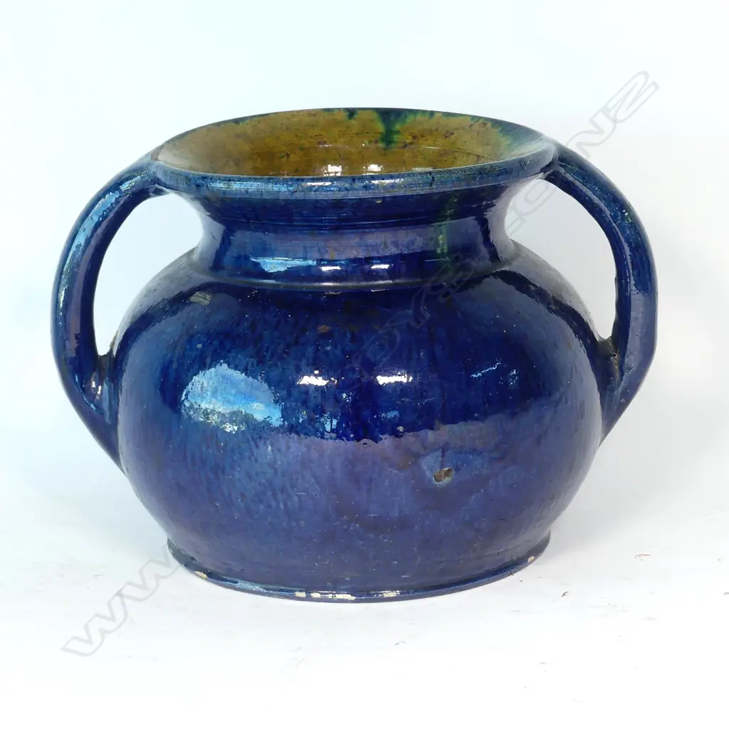 A large and impressive Jova Rancich two-handled squat baluster vase Image 1++