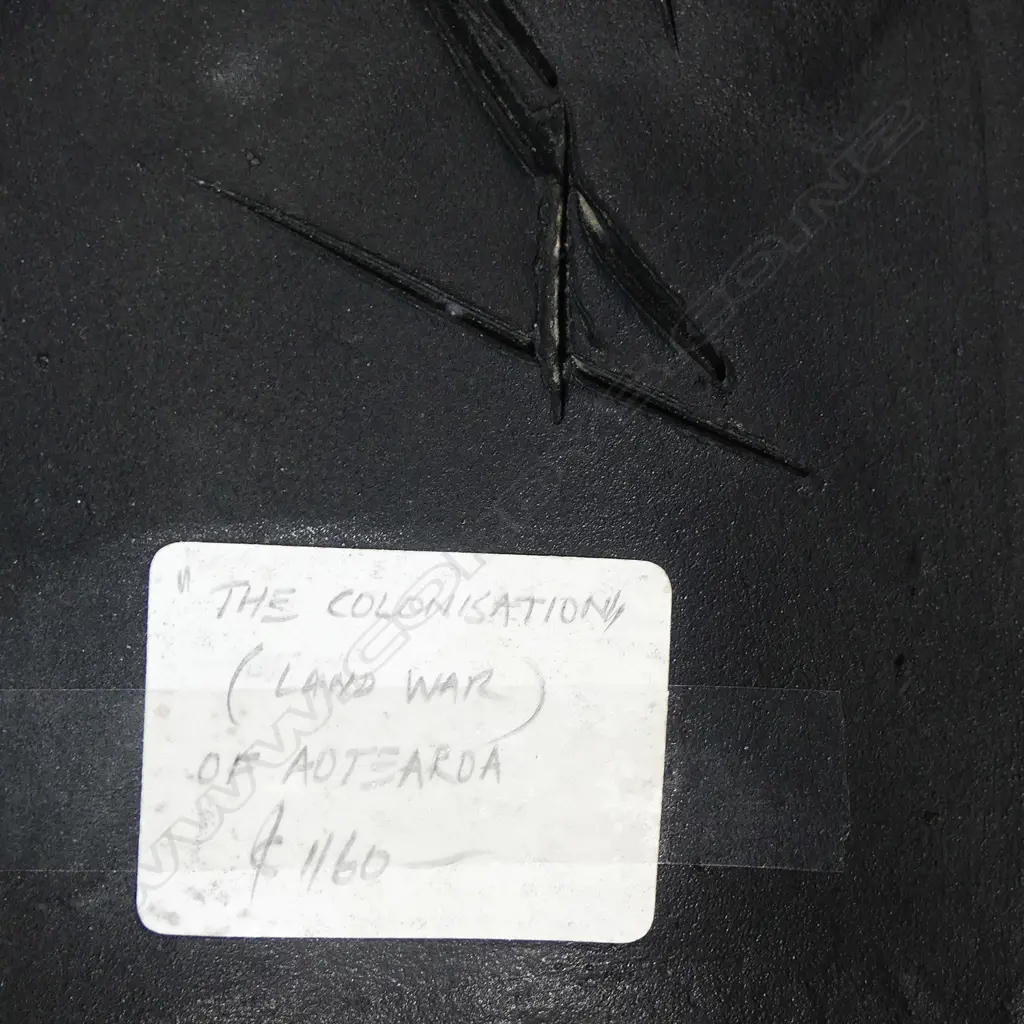A Graham Ambrose sculpture 'Colonisation (Land Wars) of Aotearoa' Image 1++