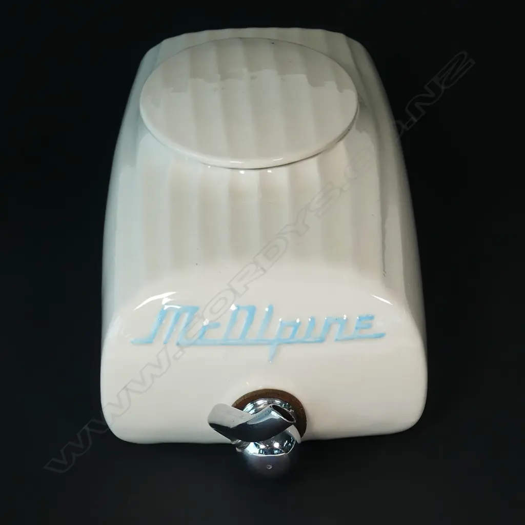 An uncommon Crown Lynn McAlpine refrigerator water dispenser Image 1++