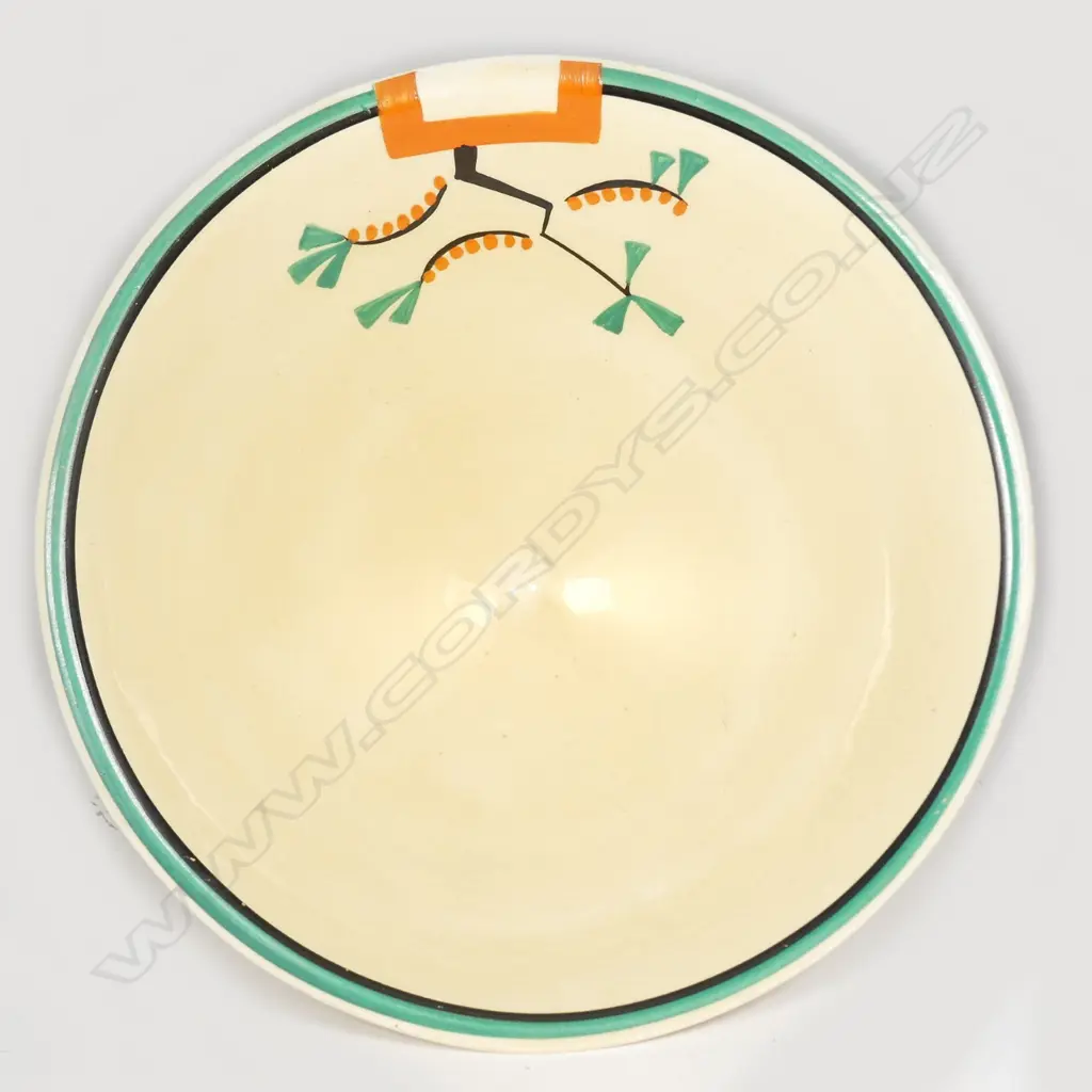 A Clarice Cliff Bizarre conical bowl Image 1++