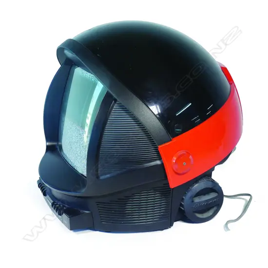 A c.1981 Phillips Discoverer Space Helmet colour television