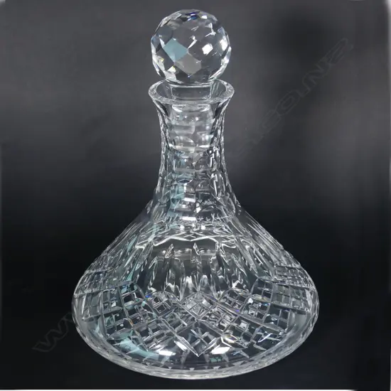 A Stuart crystal ships decanter