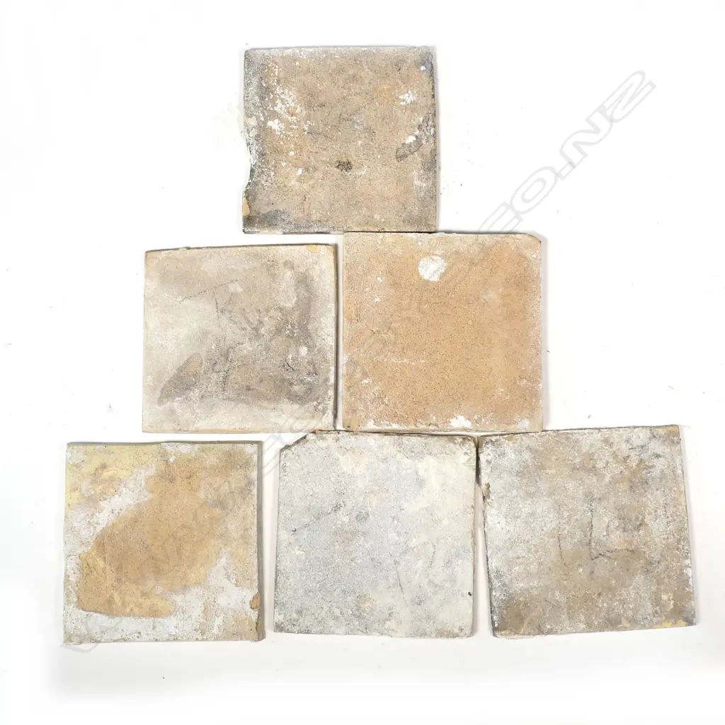 Six 17/18thC Dutch delft blue and white tiles Image 1++