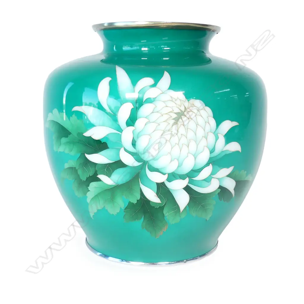 A large 20thC cloisonné vase Image 1++