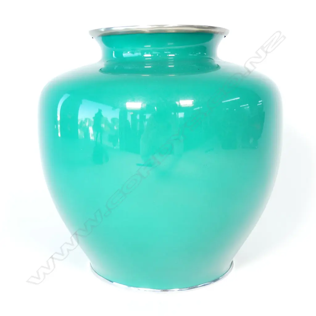 A large 20thC cloisonné vase Image 1++