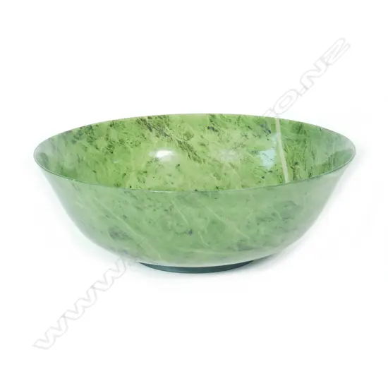 An old fine quality Chinese jade bowl
