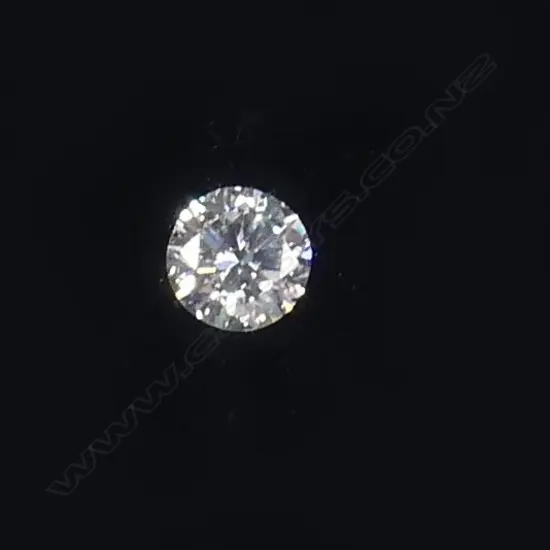A 0.32ct round brilliant cut diamond