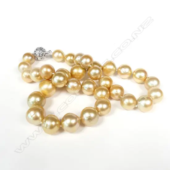 A South Sea pearl necklace