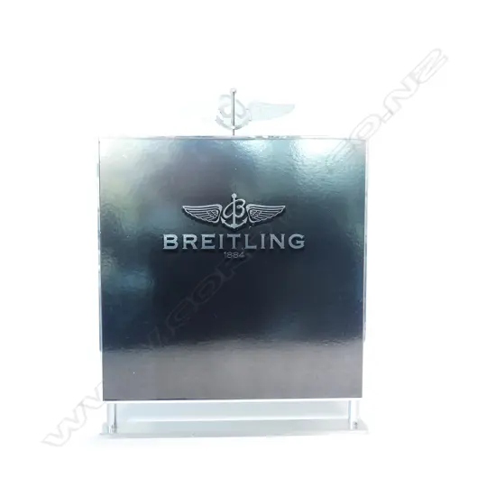 A modern vintage Breitling shop sign