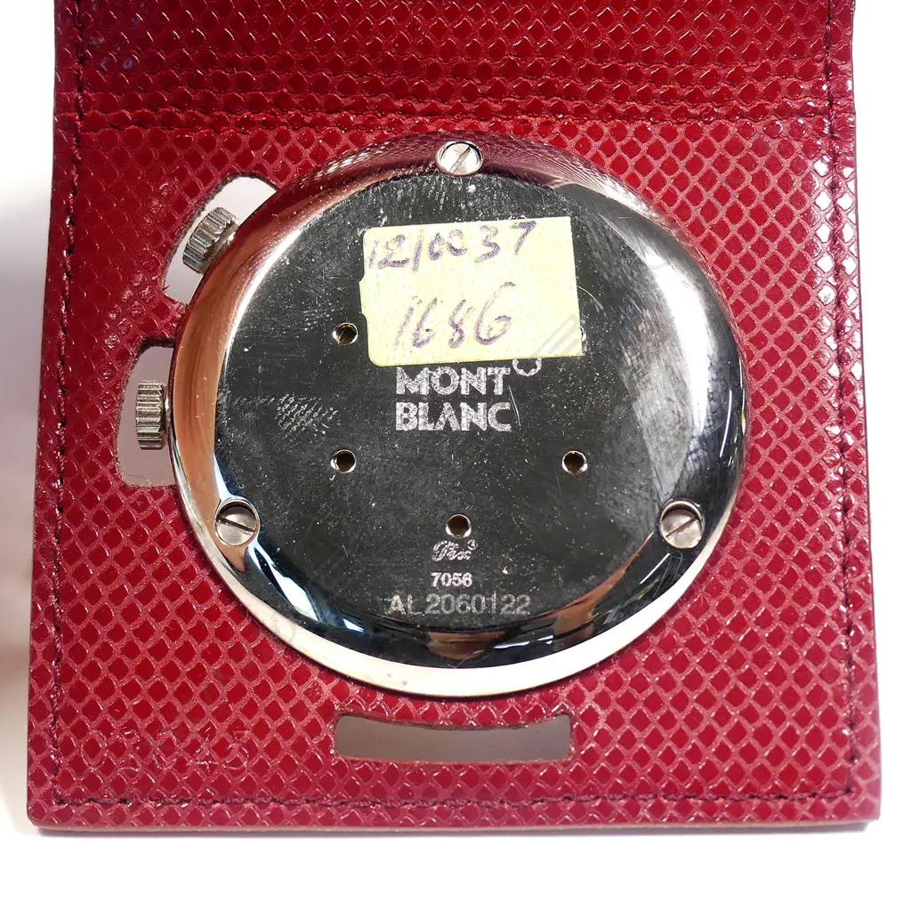 A Mont Blanc travel alarm clock watch Image 1++
